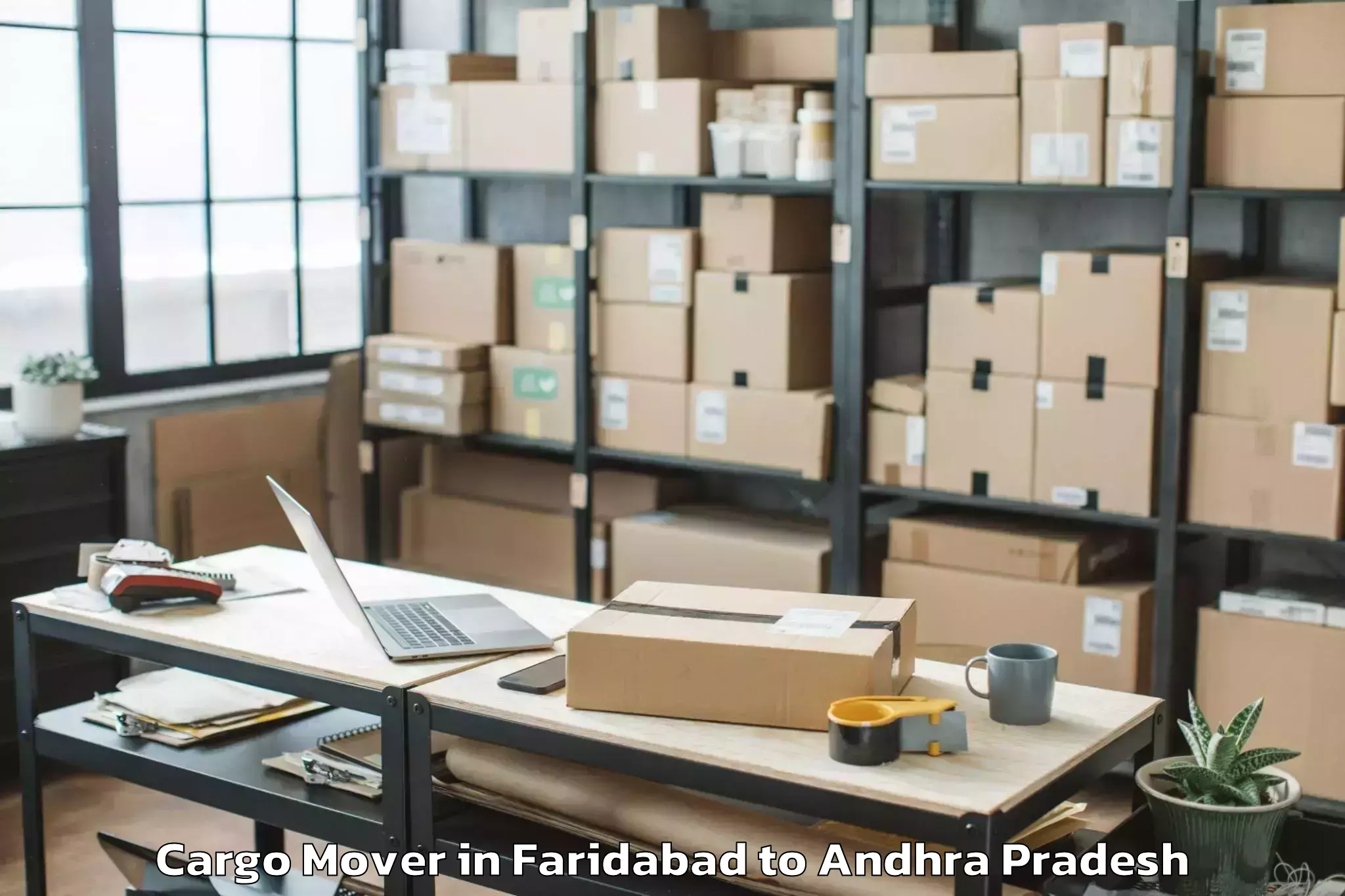 Easy Faridabad to Kethe Palli Cargo Mover Booking